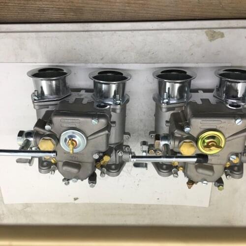 SherryBerg (2x) 45 Dcoe 152 Twin carburettor fajs dual 45DCOE carburetor for Toyota 22R 1981-1984 Pickup Weber Solex dellorto