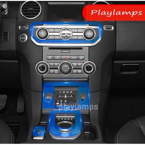 Stickers For Land Rover Discovery 4 2016 transparent TPU Films sticker Center console For Land Rover Accessories