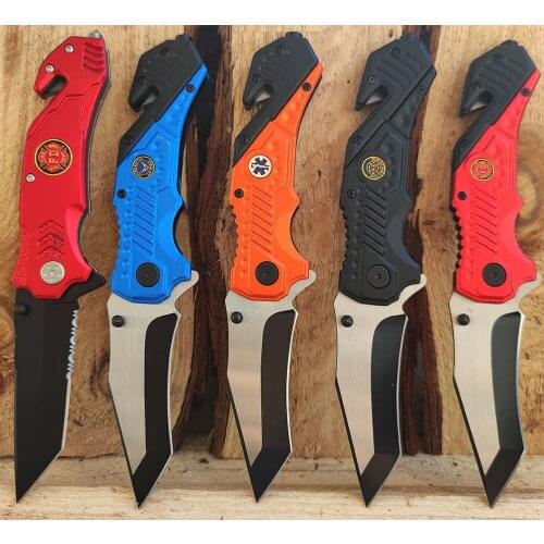 Tactical Outdoor Military Utility Fold Knife Tactical Folding Blade Knives Rescue knifes