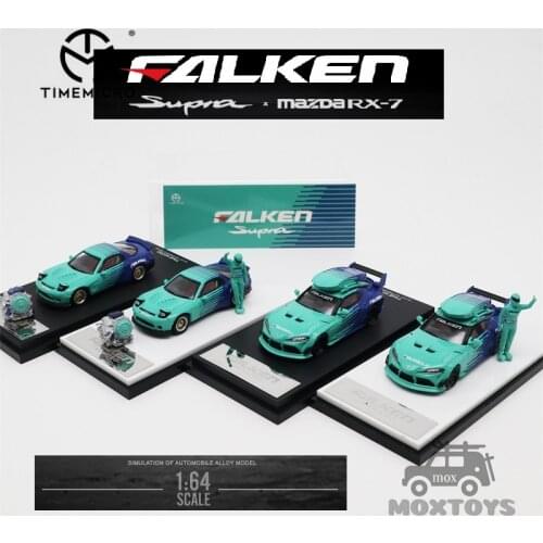 TimeMicro 1:64 Toyota Supra /Mazda RX-7 FALKEN Diecast Model Car