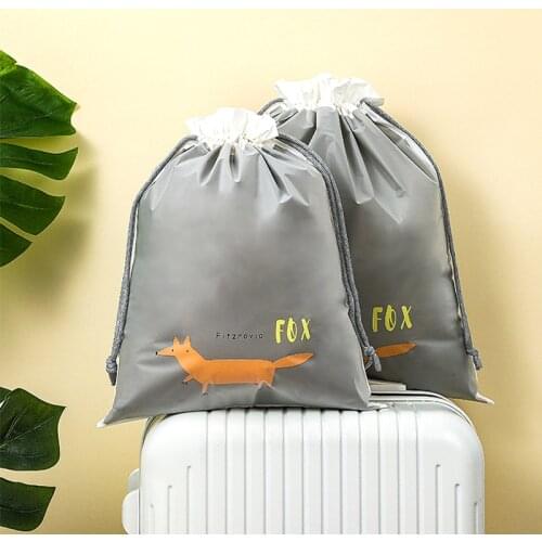 Waterproof Drawstring Double Layer Drawstring Bag For Shoes Underwear Clothes Packing Travel Storage Bag Clothing Storage