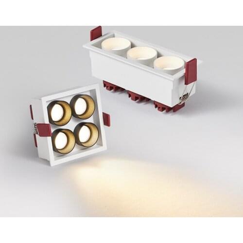 Recessed LED COB Downlight 5W 10W 15W 20W AC 85-265V Spotlight 3000K 4000K 6000K Ceiling Lamp For Shopping Mall Lighting