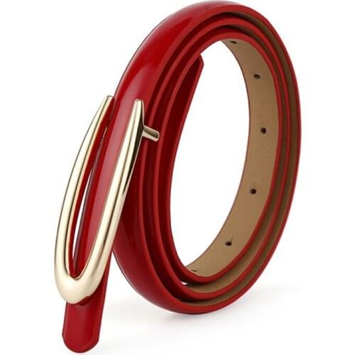 High Quality Waistband Korean Version Waist Belts Women Patent Metal Leather Belt Cinturones Clothes Accessories Cinto Feminino