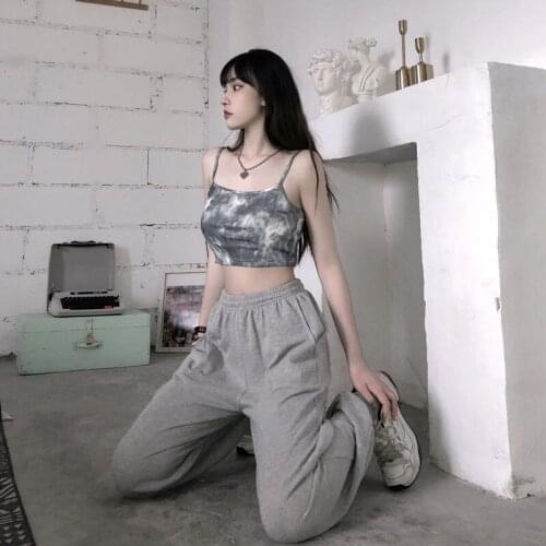 Short Sling for Women Retro Summer Tube Top Slim Slimming Vest All-Matched Soft and Comfortable A66