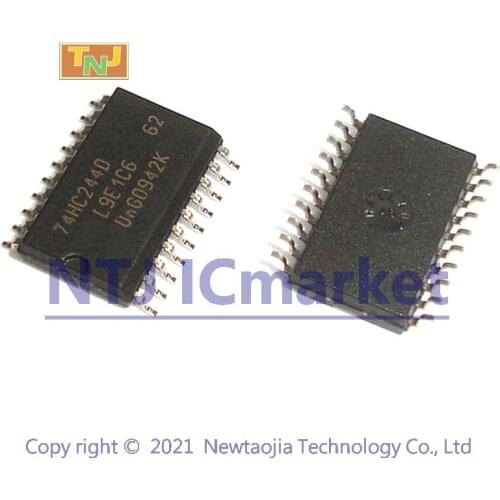 10 PCS 74HC244D SOP-20-7.2mm 74HC244 HC244 SMD Octal buffer/line driver; 3-state