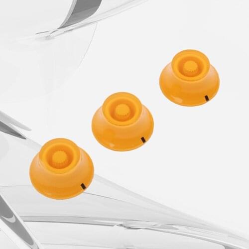 3 PCS/ Set Guitar Volume Tone Control Knobs Rotary Knobs for Strat Stratocaster Electric Guitar Parts Replacement