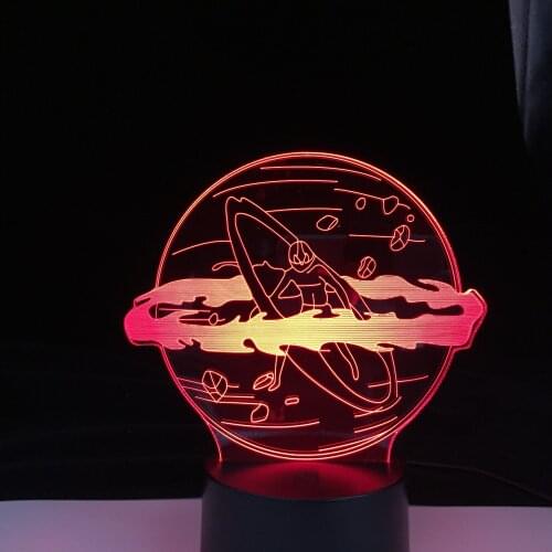 Avatar The Last Airbender Aang Anime 3D LED Lamp for Home Decor Birthday Gift LED Night Light Bedroom Decor Light