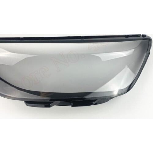 Car Front Headlight Cover Auto Headlamp Lampshade Lampcover For Audi A4 A4L B10 2020-2021 Head Lamp light glass Lens Shell Caps