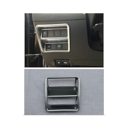 For Nissan Qashqai 2014 2015 Front Head Light Switch Button Matt Cover Trim 1pcs