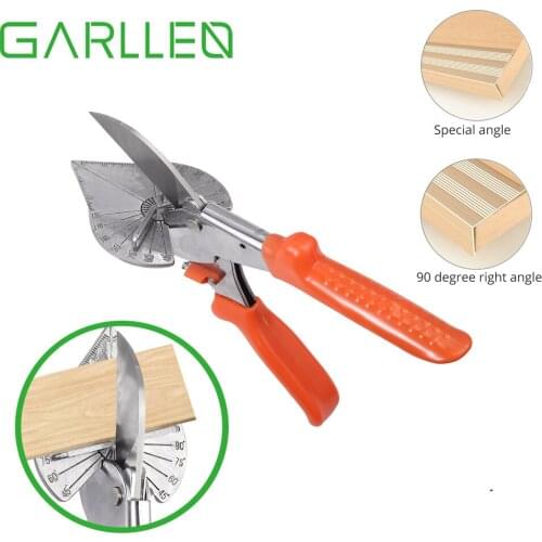 GARLLEN 45-135 Degree Beveled Plier Solid Blade Window Trim Pipe for Cutting Gaskets Small Plastic Part Various Process Material