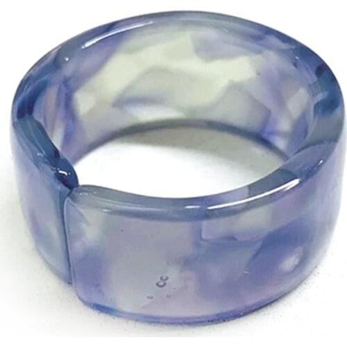 1pc Fashion Wide Open Ring Plastic Adjustable Knuckle Ring Finger Ring For Women Girls Jewelry Accessories