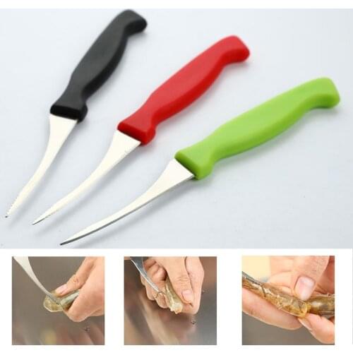 Shrimp Line Remove Kitchen Tools Lobster Cleaning Peeler Shrimp Intestines Cutting Pry open Oysters Shellfish Practical Seafood