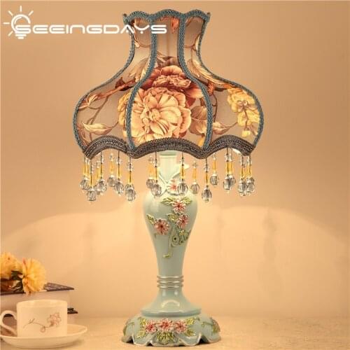 31x50cm Free Shipping European-Style Creative Modern and Simple Resin Desk Lamp for Bedroom Living Room Bedside Lamp Home Decor