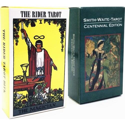 Hot Full English Radiant Rider Wait Tarot Cards Factory Made High Quality Smith Tarot Deck Board Game Cards Witch Tarot 78sets