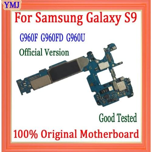 64GB/128G For Samsung S9 G965F G965FD G965U G960FD G960F G960U Motherboard,100% Original Full Chips Logic Board Official version