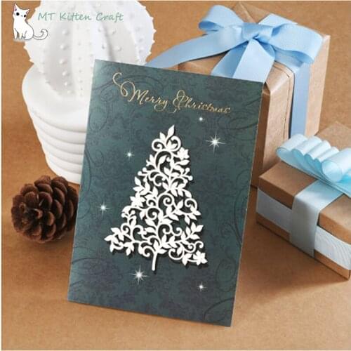 MT Craft Metal Cutting Dies Christmas tree Scrapbooking Photo Albm Decorative Embossing Stencil Paper Card Making Crafts Die Cut