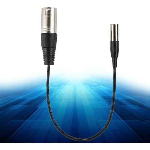 Mini XLR Microphone Audio Connectors 3Pin Cannon Mic Microphone 30cm Mini XLR 3pin Male to Female Audio Cable Cord