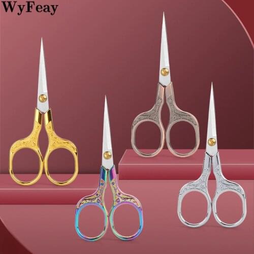 Professional Stainless Steel Sewing Scissors Vintage Retro Fabric Cutter Embroidery Needlework Tailor Scissor Thread Yarn Shears