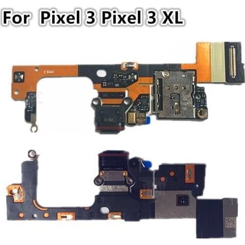 Original Tested For Google Pixel 3 Pixel 3 XL Type C USB Charging Dock Port Flex Cable Replacement Parts For Pixel 3 3XL 1Pcs