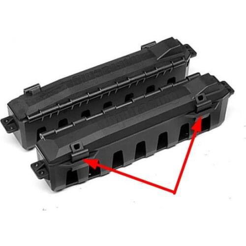 Savage XL FLUX HP Plastic BATTERY BOXES, Receiver Box ESC Tray HPI 112609