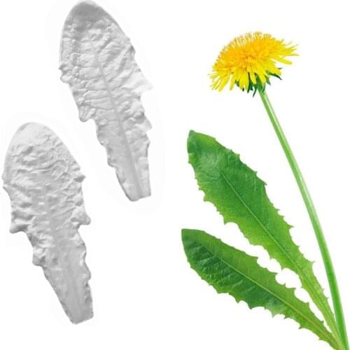 Dandelion Leaves Petals Silicone Mold Fondant Mould Cake Decorating Tools Chocolate Gumpaste Molds, Sugarcraft, Kitchen Gadget