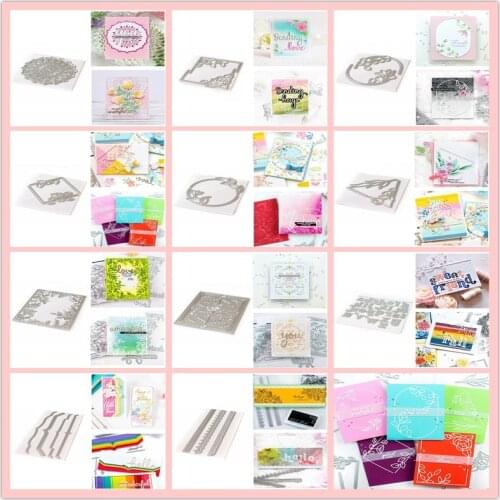 Rosette Leaves Border Strip Edge Metal Cutting Dies Stencil For DIY Scrapbooking Craft Paper Card Album Making Template 2020 New