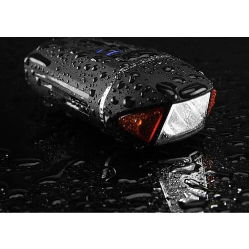 Remote Flashlight For Bicycle Alarm Bell Horn Bike Light Front Head Cycling Lamp USB Rechargeable Road MTB Bicycle Light Lantern