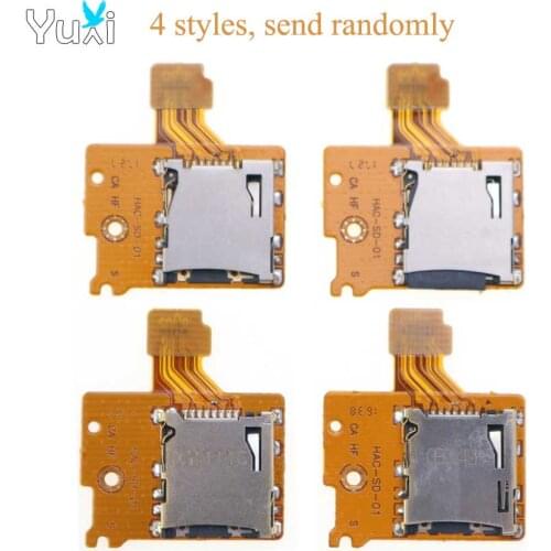 YuXi 1pc Micro-SD TF Card Slot Socket Board Replacement For Nintend Switch NS Game Console Card Reader Holder Socket