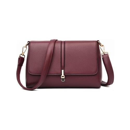 Women novelty small flap crossbody bag for femal casual black blue burgundy khaki sling one shoulder bag
