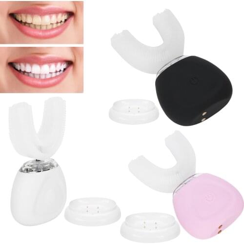 Adult Child Lazy Toothbrush Smart Dental Scaler U-Shape Toothbrush Ultrasonic Electric Toothbrush Cleaning Whitening Teeth Tools
