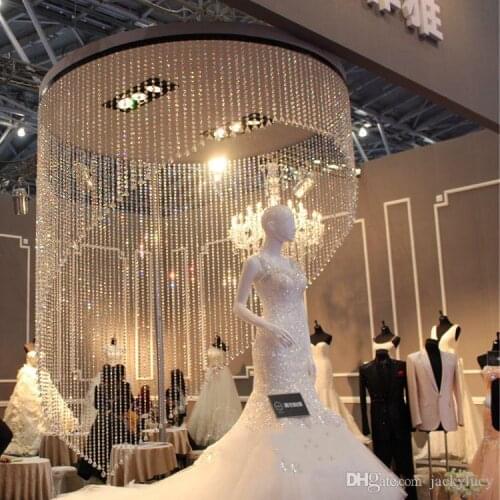 66 FT Crystal Garland Strands Clear Acrylic Bead Chain Wedding Party Manzanita Tree Hanging Wedding Decoration party decoration