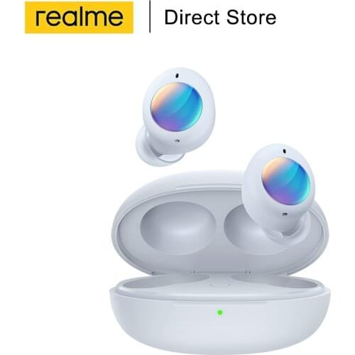 Global Version Realme Buds Air 2 Neo TWS Wireless Bluetooth ANC Headphone 28hrs Total Playback Earsets IPX5 Fast Charge Earbuds