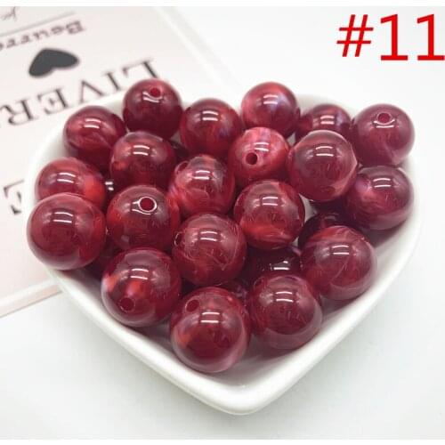 10pcs/lot 14mm of Acrylic Beads Earrings Necklace Accessories Beads For Jewelry Making DIY Jewelry Findings #ZS11