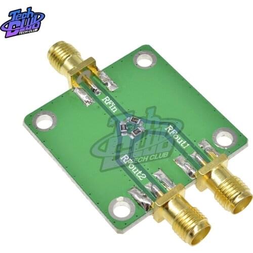 DC-5GHz RF Power Splitter RF Microwave Resistance Power Divider Splitter 1 to 2 Combiner SMA Radio Frequency Divider