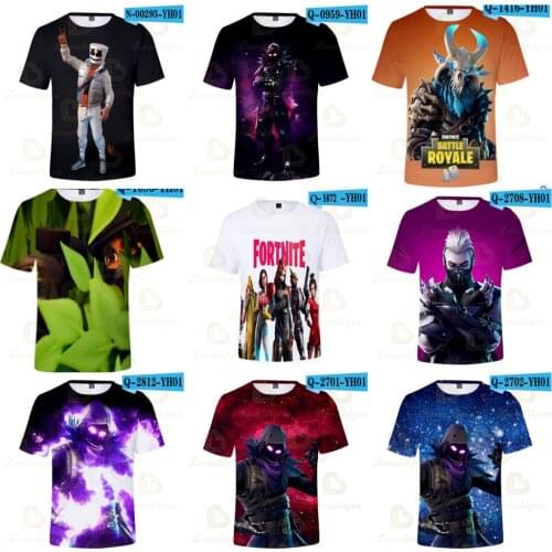 Women Men Fortnite Kids T-shirt Victory Hero Childrens Wear Battle Royale 3d Swearshirt Boys Girls Tops T-shirt Baby Clothes