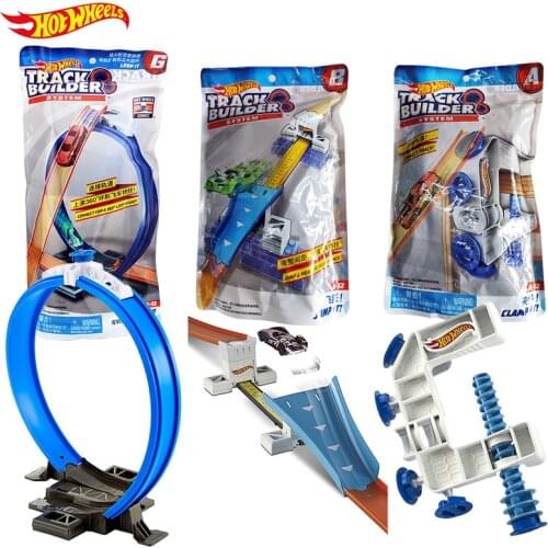 Hot Wheels Car Track Builder Extend Toys for Boys Hotwheels Car Carro Track Expansion Accessories Toys for Children