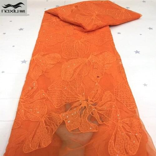 Madison High Quality Lace African Tulle Lace Fabric French Sequins Lace Fabric Women Wedding Dress African Lace Fabric