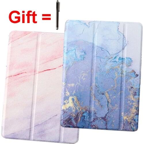 Marble Print Magnet Flip Case for iPad 2019 Air 3 10.5 Pro 9.7 10.5 Tablet Cover A2123 A2153 A2152 A1673 A1674 A1675 A1701 A1709