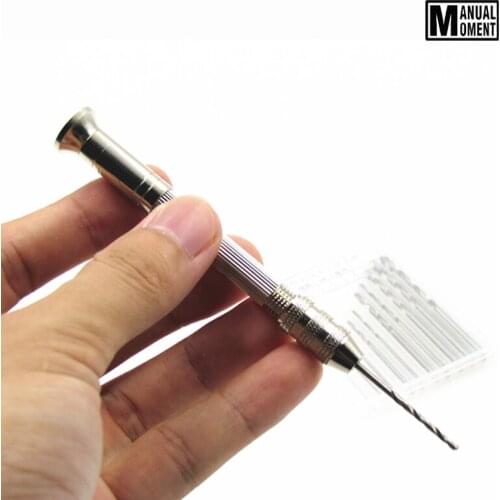 Unisex Metal Tool New Product Miniature Model Gundam Drilling Hand Drill Set Hobby Cutting Tools Accessory