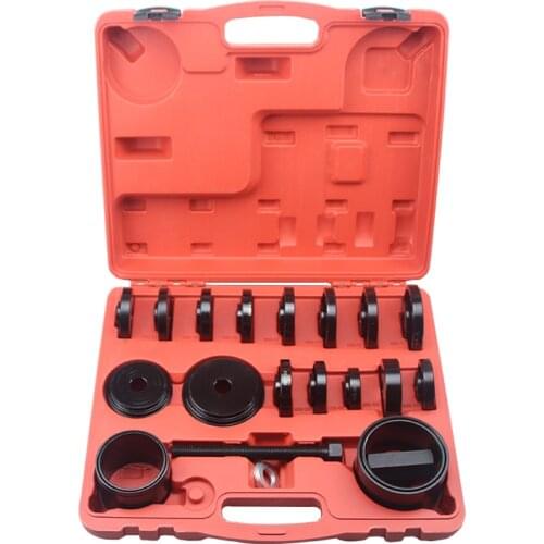FWD Front Wheel Drive Bearing Removal Adapter Tool Puller Pulley Kit 23pcs
