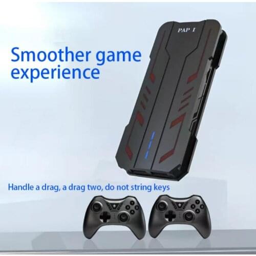 New PAP1 32 Bit Retro Game Console Family TV Mini Game Box Built-in 5200 Games Game Emulator Support 4K HD Out Put Game Stick