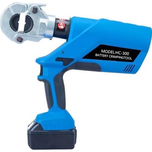 ODETOOLS Electric Crimping Tool Portable Hydraulic Battery Cable Wire Lug Crimper HC-300