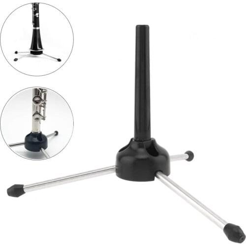 Flute stand Portable Foldable Metal Tripod Stand Holder for Flute Clarinet Instrument