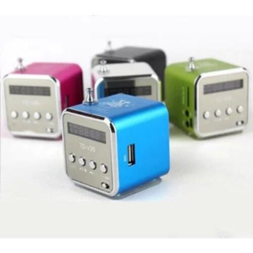 Portable Bluetooth Speaker with FM Radio Rechargeable Battery Supports Card Subwoofer Small Smart Speaker
