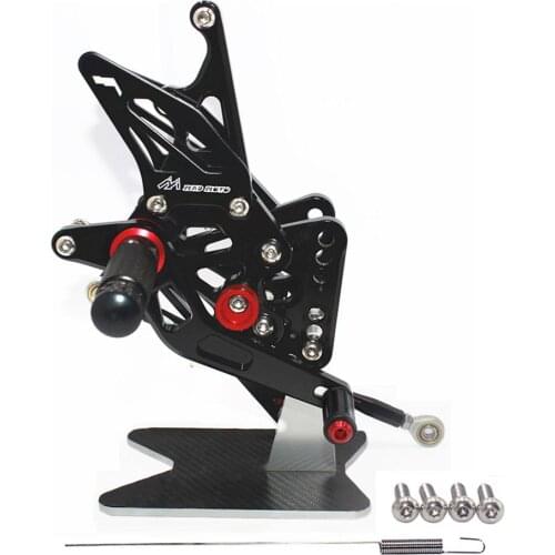 For Suzuki GSXR1000 2005-2006 CNC Adjustable Footrests Foot Pegs Rider Rearset Footrest Foot Rest
