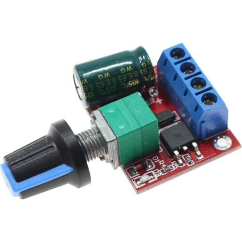 PWM DC Motor Speed Regulator Control 5V-35V Speed Switch 5A Switch Function LED Dimmer