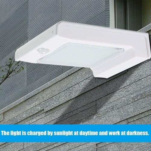 LED Street Lights Solar Powered PIR Motion Sensor Garden Security Lamp Outdoor Wall Light for Driveway Garden Drop shipping