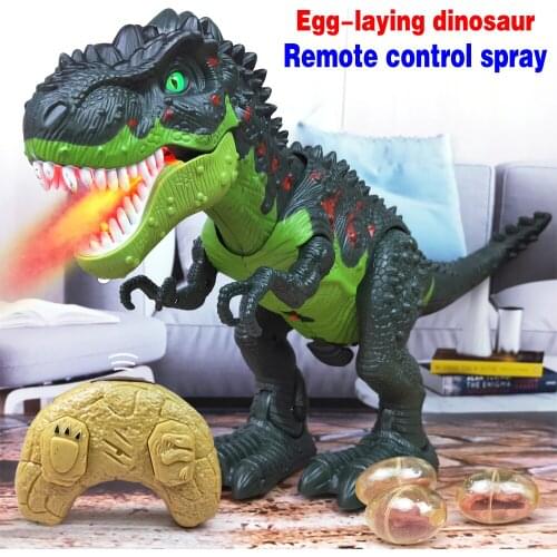 RC Dinosaur Tyrannosaurus Rex Animal Remote control Sounds Dinobot Electric Walking Animals Toy Music Light Spray Toys kids toy