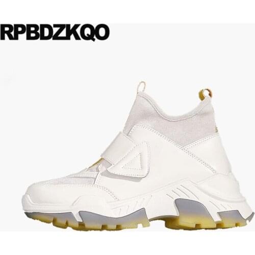 Muffin elevator sneakers genuine leather italian creepers trainers runway designer shoes china platform white women thick sole