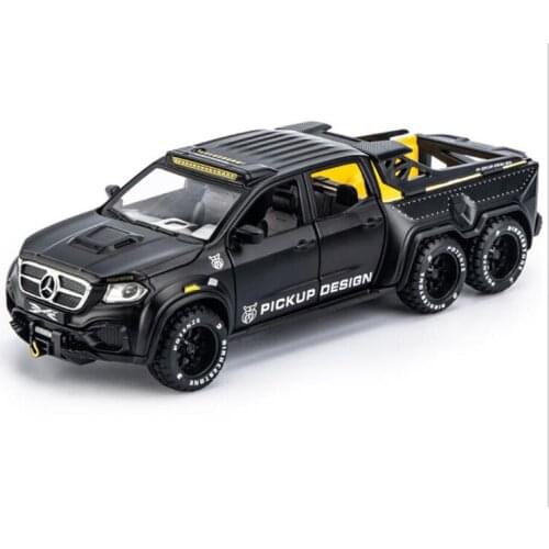 1:32 ChiMei For Benz X-Class EXY 6X6 Pick up Diecast Car Model Red/Black/Green